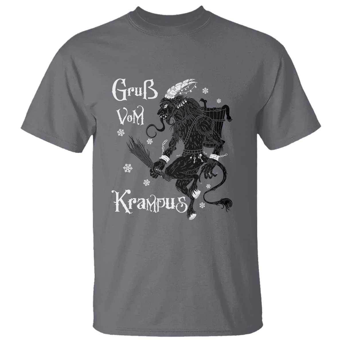 Mythical Krampus T Shirt Gruss Vom Christmas Horror Figure Greeting