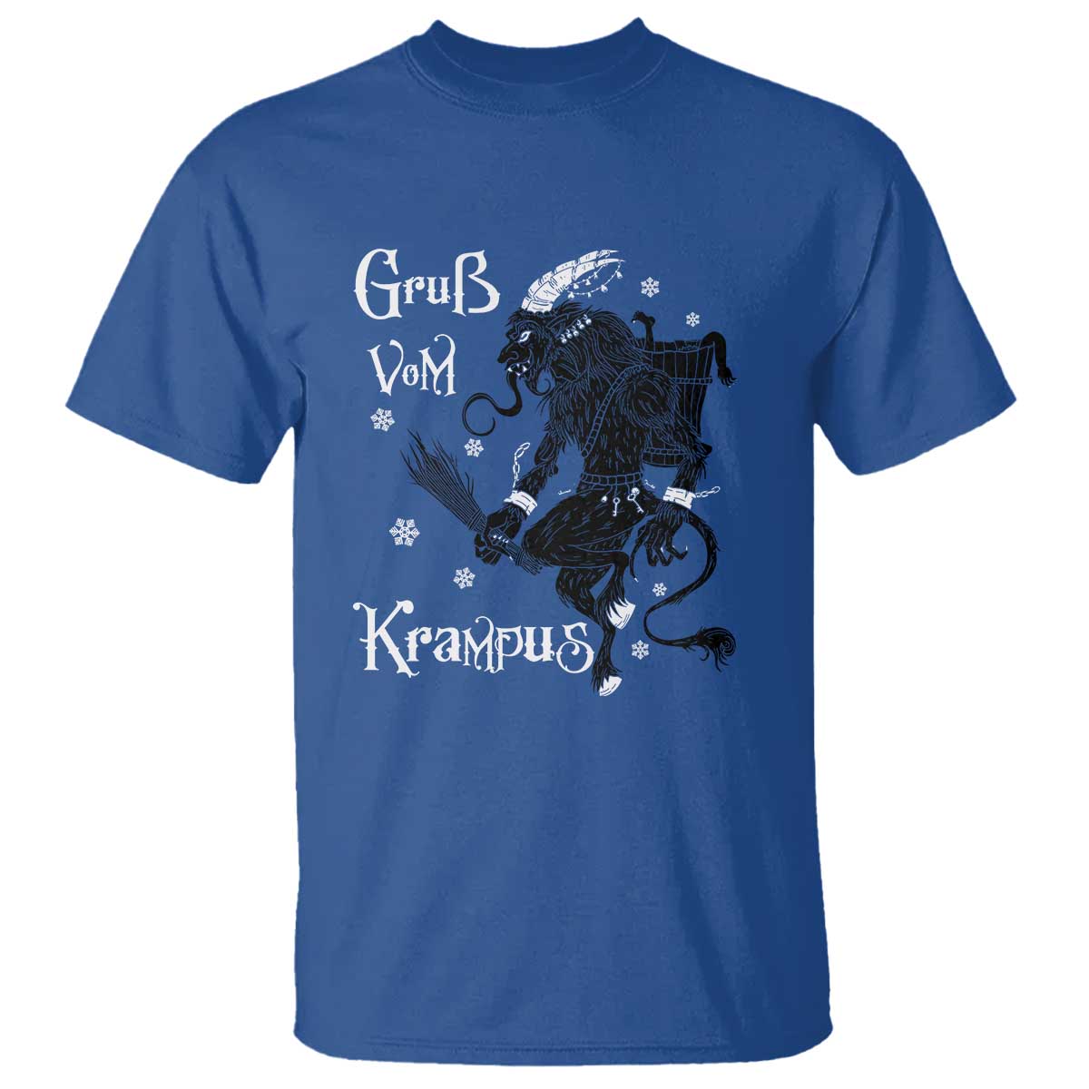 Mythical Krampus T Shirt Gruss Vom Christmas Horror Figure Greeting