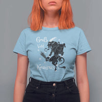 Mythical Krampus T Shirt For Women Gruss Vom Christmas Horror Figure Greeting