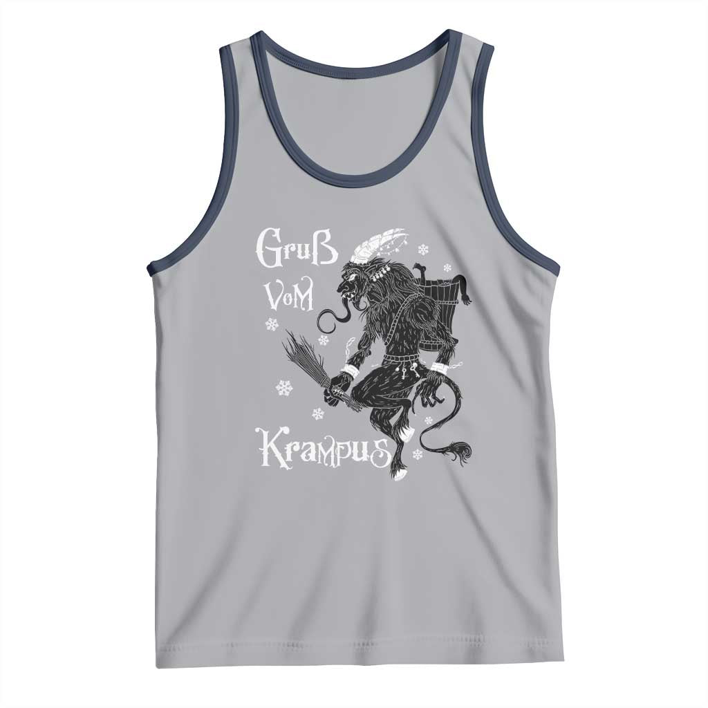 Mythical Krampus Tank Top Gruss Vom Christmas Horror Figure Greeting