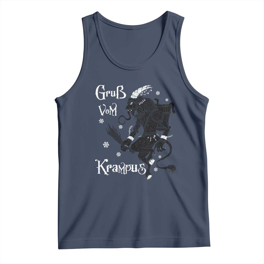 Mythical Krampus Tank Top Gruss Vom Christmas Horror Figure Greeting