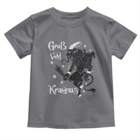Mythical Krampus Toddler T Shirt Gruss Vom Christmas Horror Figure Greeting