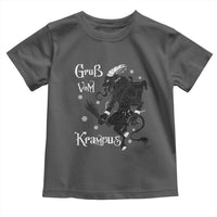 Mythical Krampus Toddler T Shirt Gruss Vom Christmas Horror Figure Greeting