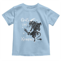 Mythical Krampus Toddler T Shirt Gruss Vom Christmas Horror Figure Greeting