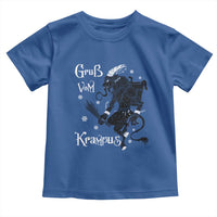 Mythical Krampus Toddler T Shirt Gruss Vom Christmas Horror Figure Greeting