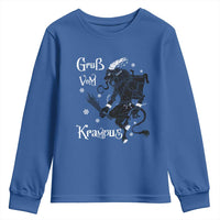 Mythical Krampus Youth Sweatshirt Gruss Vom Christmas Horror Figure Greeting