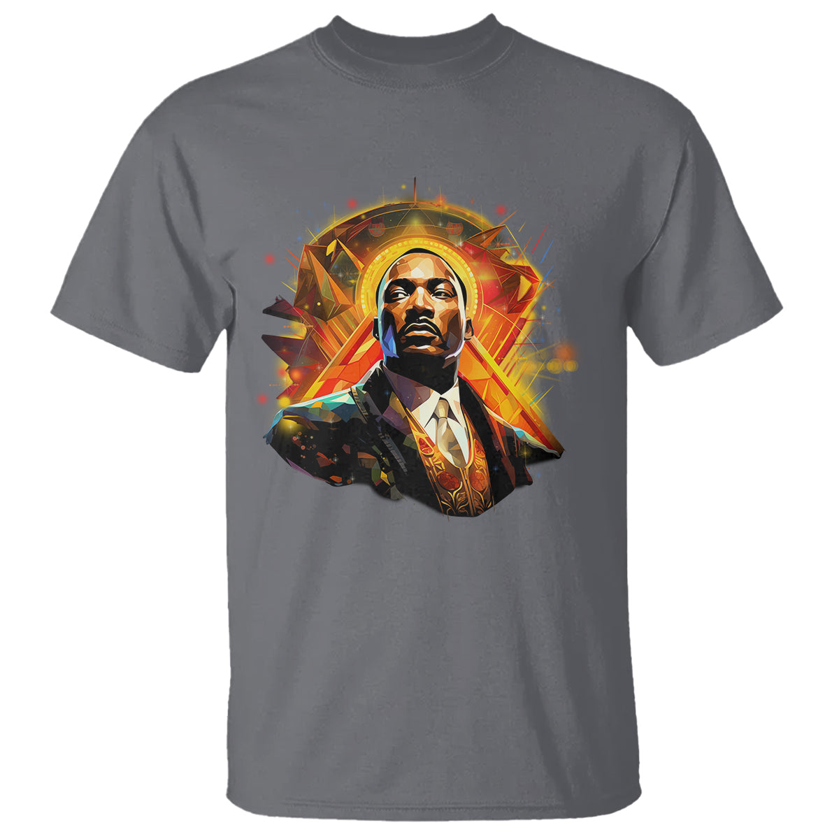 Martin Luther King MLK T Shirt Afrofuturism Graphic Art Black History Month - Wonder Print Shop