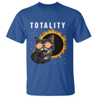 Total Solar Eclipse T Shirt Funny Cat Totality - Wonder Print Shop