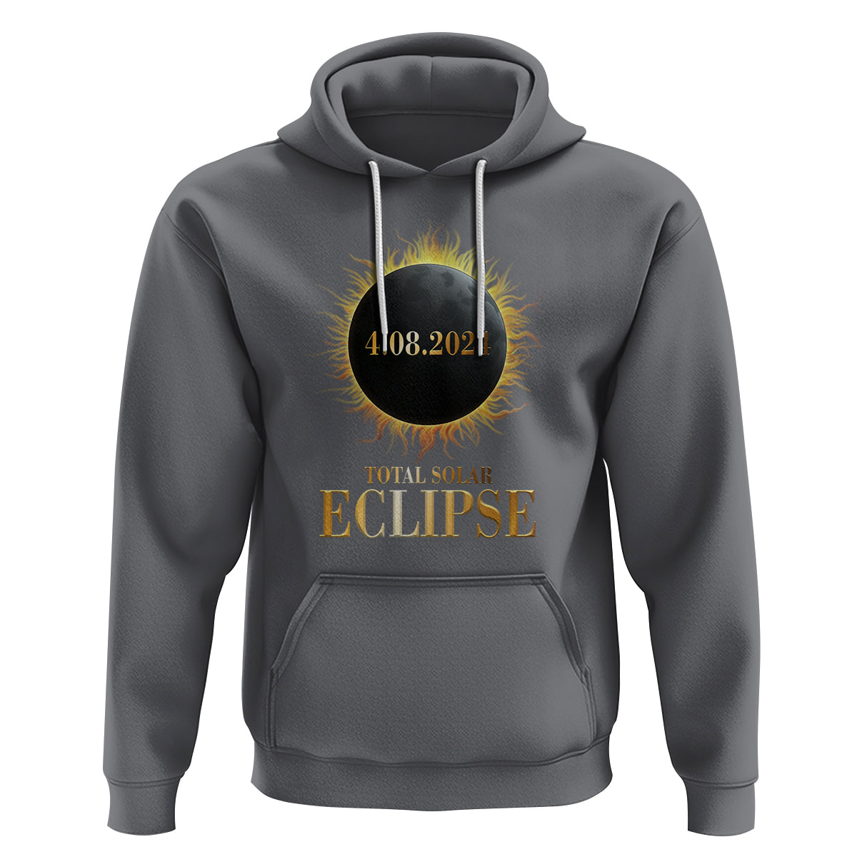 Total Solar Eclipse Hoodie 8 April 2024 Totality Phenomenon United States - Wonder Print Shop