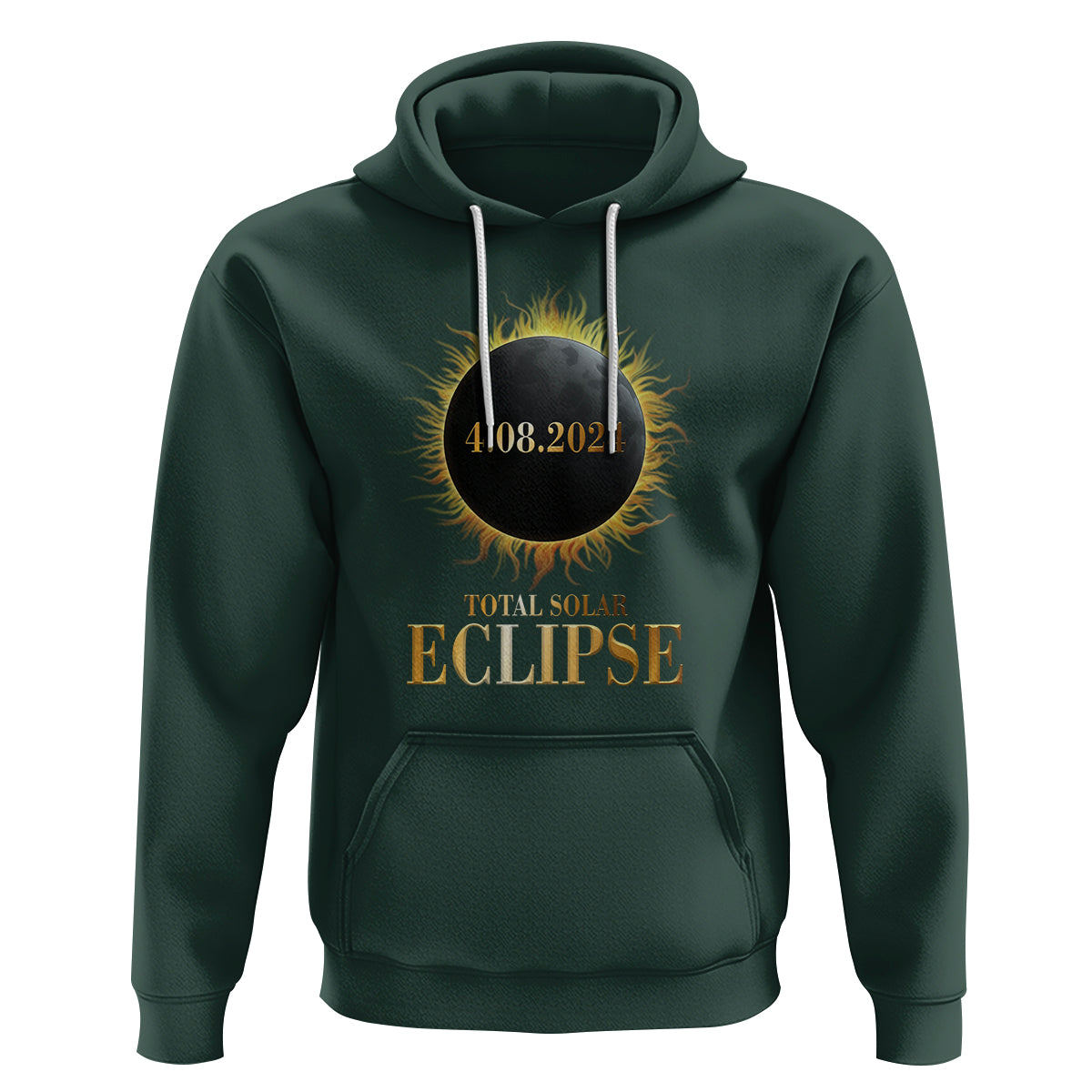 Total Solar Eclipse Hoodie 8 April 2024 Totality Phenomenon United States - Wonder Print Shop