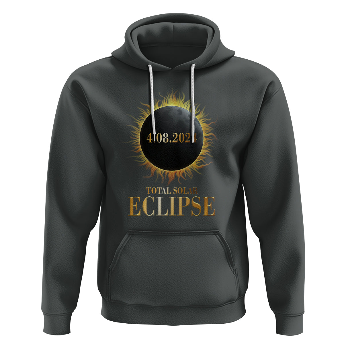 Total Solar Eclipse Hoodie 8 April 2024 Totality Phenomenon United States - Wonder Print Shop