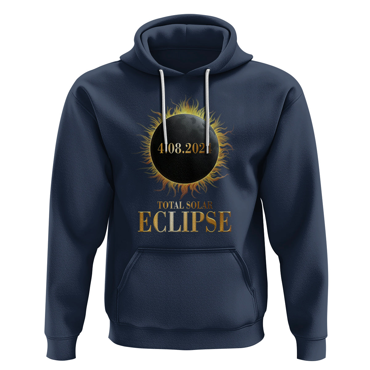 Total Solar Eclipse Hoodie 8 April 2024 Totality Phenomenon United States - Wonder Print Shop