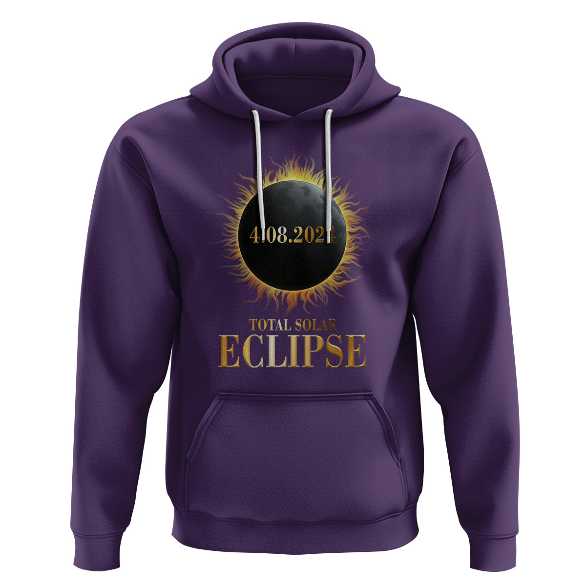 Total Solar Eclipse Hoodie 8 April 2024 Totality Phenomenon United States - Wonder Print Shop