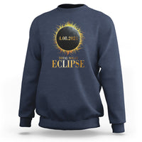 Total Solar Eclipse Sweatshirt 8 April 2024 Totality Phenomenon United States - Wonder Print Shop