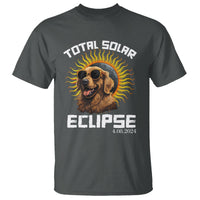 Total Solar Eclipse T Shirt Golden Retriever April 8 2024 - Wonder Print Shop
