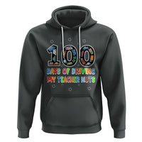 100th Day of School Boys Hoodie 100 Days of Driving My Teacher Nuts Cars Vehicles - Wonder Print Shop