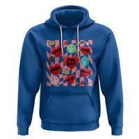 100 Days Of School Hoodie Smarter Kinder Stronger Brighter Retro Groovy - Wonder Print Shop