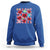 100 Days Of School Sweatshirt Smarter Kinder Stronger Brighter Retro Groovy - Wonder Print Shop