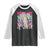 Retro Coquette 100 Days Of School Raglan Shirt for Schoolgirls Teacher