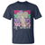 Retro Coquette 100 Days Of School T Shirt for Schoolgirls Teacher