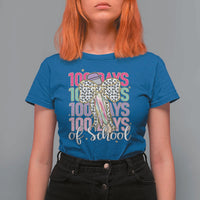 Retro Coquette 100 Days Of School T Shirt For Women for Schoolgirls Teacher