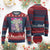 Retro Coquette 100 Days Of School Knitted Sweatshirt for Schoolgirls Teacher