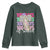 Retro Coquette 100 Days Of School Youth Sweatshirt for Schoolgirls Teacher