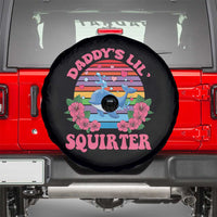 Funny Daddy's Lil Squirter Spare Tire Cover Cute Whale Inappropriate Embarrassing Adult Joke