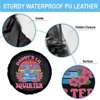 Funny Daddy's Lil Squirter Spare Tire Cover Cute Whale Inappropriate Embarrassing Adult Joke