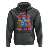 Funny Daddy's Lil Squirter Hoodie Cute Whale Inappropriate Embarrassing Adult Joke