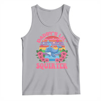 Funny Daddy's Lil Squirter Tank Top Cute Whale Inappropriate Embarrassing Adult Joke