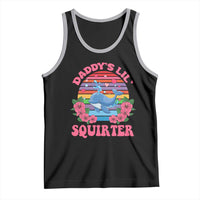 Funny Daddy's Lil Squirter Tank Top Cute Whale Inappropriate Embarrassing Adult Joke