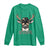 Bucked' 100 Days Of School Long Sleeve Shirt Deer Student Boy Girls 100th Day