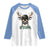 Bucked' 100 Days Of School Raglan Shirt Deer Student Boy Girls 100th Day