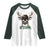 Bucked' 100 Days Of School Raglan Shirt Deer Student Boy Girls 100th Day
