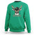 Bucked' 100 Days Of School Sweatshirt Deer Student Boy Girls 100th Day