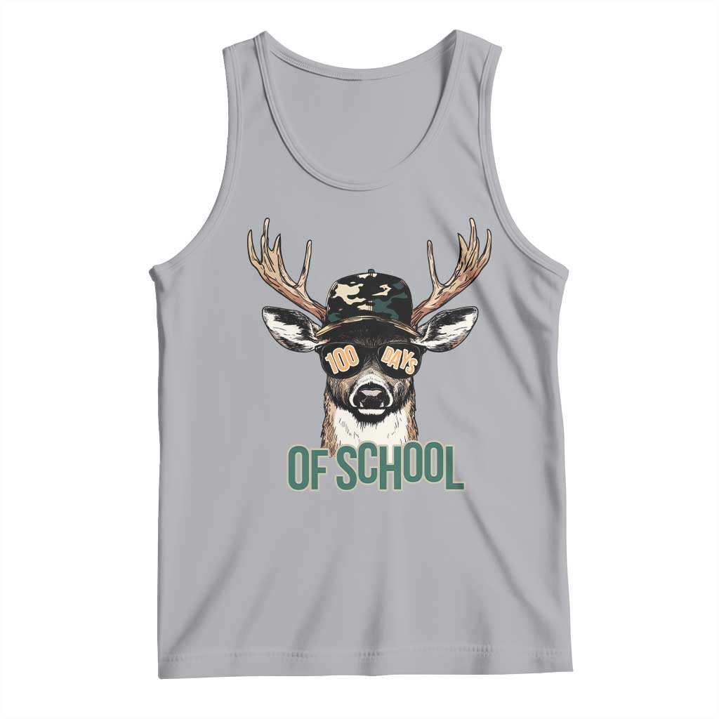 Bucked' 100 Days Of School Tank Top Deer Student Boy Girls 100th Day