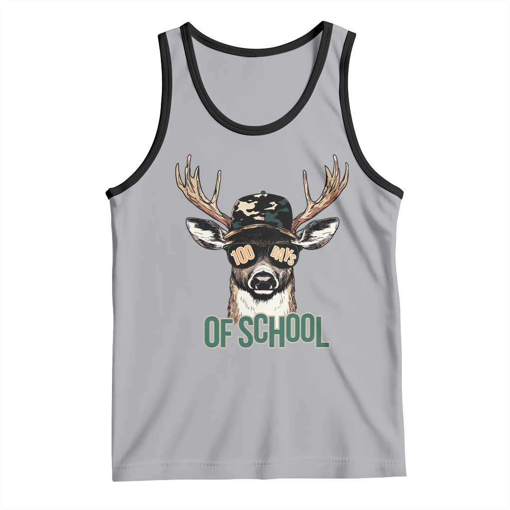 Bucked' 100 Days Of School Tank Top Deer Student Boy Girls 100th Day
