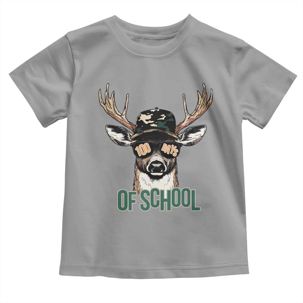 Bucked' 100 Days Of School Toddler T Shirt Deer Student Boy Girls 100th Day