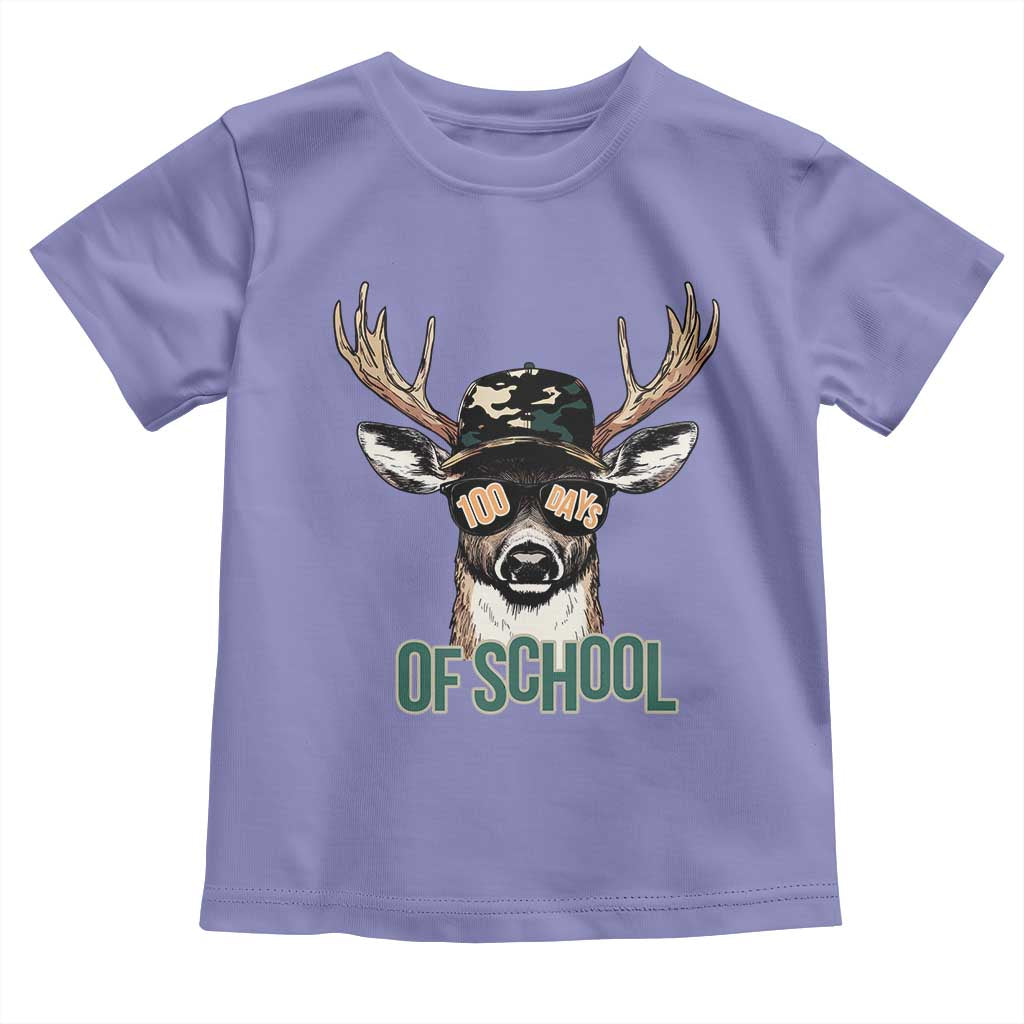 Bucked' 100 Days Of School Toddler T Shirt Deer Student Boy Girls 100th Day