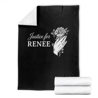 Justice for Renee Throw Blanket Floral Rose Memorial Minneapolis Jane 8 2026 Tribute - Wonder Print Shop