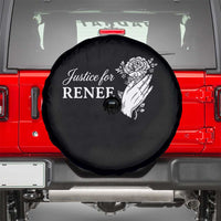 Justice for Renee Spare Tire Cover Floral Rose Memorial Minneapolis Jane 8 2026 Tribute - Wonder Print Shop