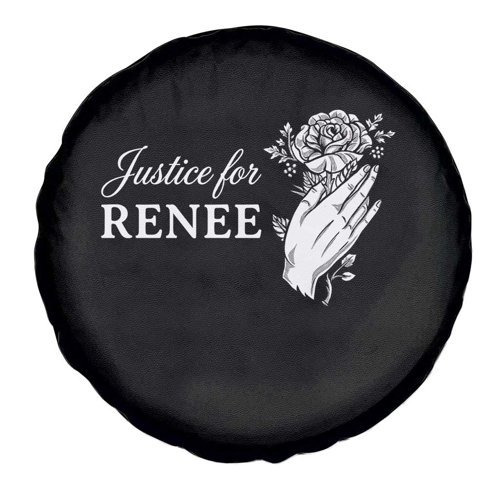 Justice for Renee Spare Tire Cover Floral Rose Memorial Minneapolis Jane 8 2026 Tribute - Wonder Print Shop