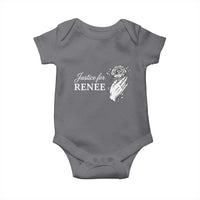 Justice for Renee Baby Onesie Floral Rose Memorial Minneapolis Jane 8 2026 Tribute - Wonder Print Shop
