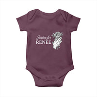 Justice for Renee Baby Onesie Floral Rose Memorial Minneapolis Jane 8 2026 Tribute - Wonder Print Shop