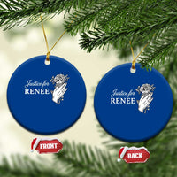Justice for Renee Ceramic Ornament Floral Rose Memorial Minneapolis Jane 8 2026 Tribute - Wonder Print Shop