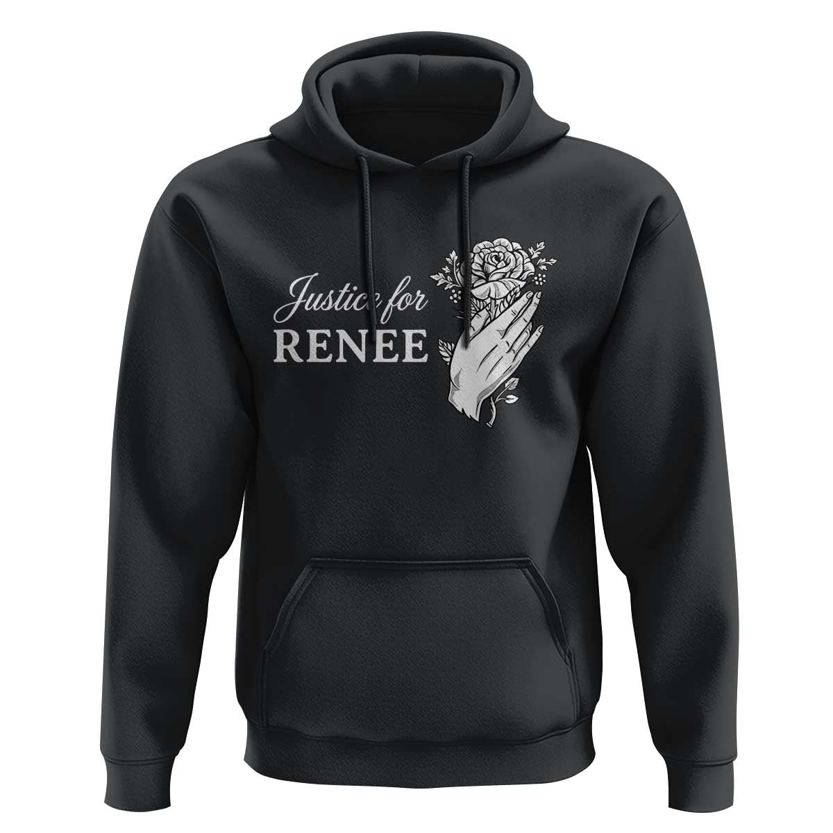 Justice for Renee Hoodie Floral Rose Memorial Minneapolis Jane 8 2026 Tribute - Wonder Print Shop