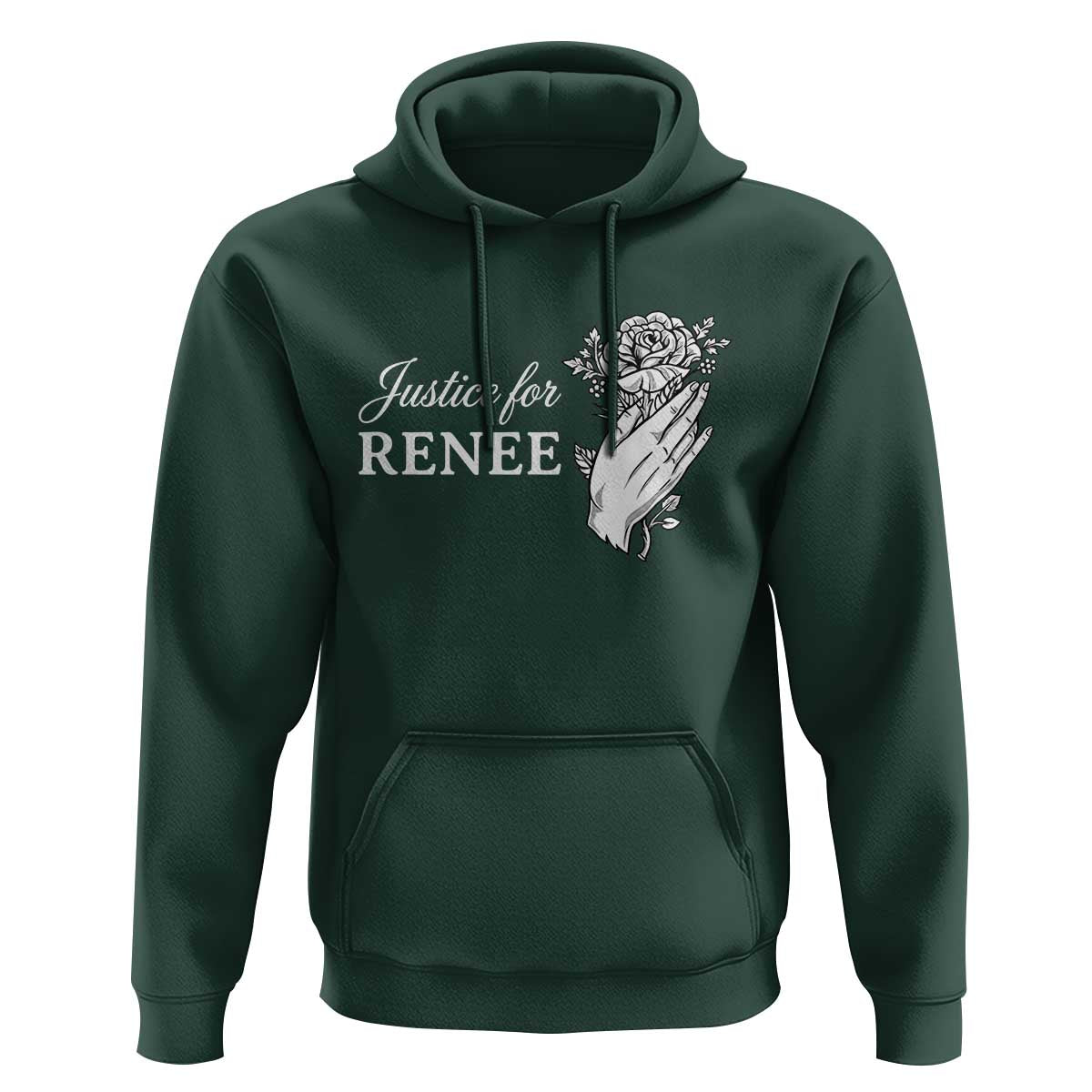 Justice for Renee Hoodie Floral Rose Memorial Minneapolis Jane 8 2026 Tribute - Wonder Print Shop