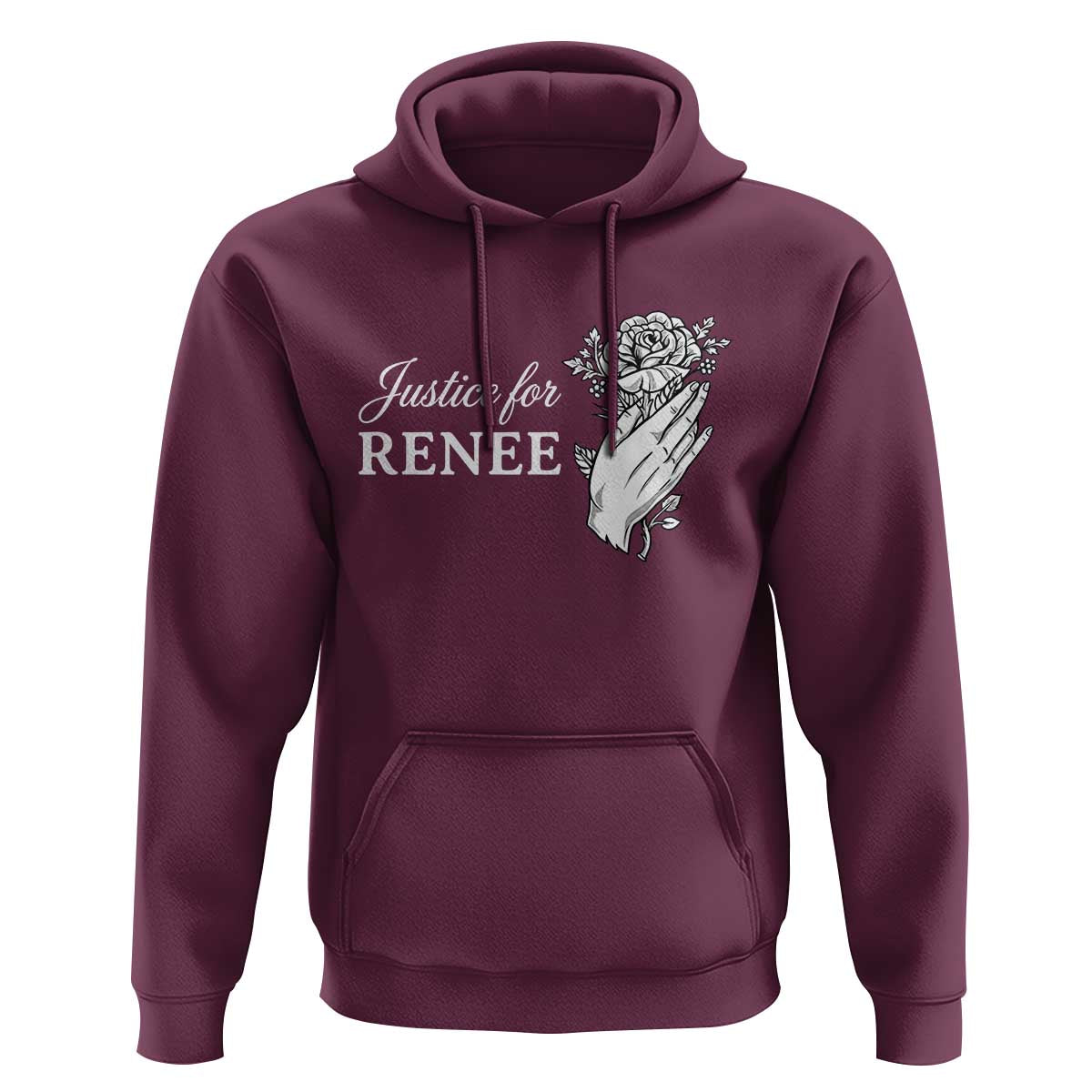 Justice for Renee Hoodie Floral Rose Memorial Minneapolis Jane 8 2026 Tribute - Wonder Print Shop