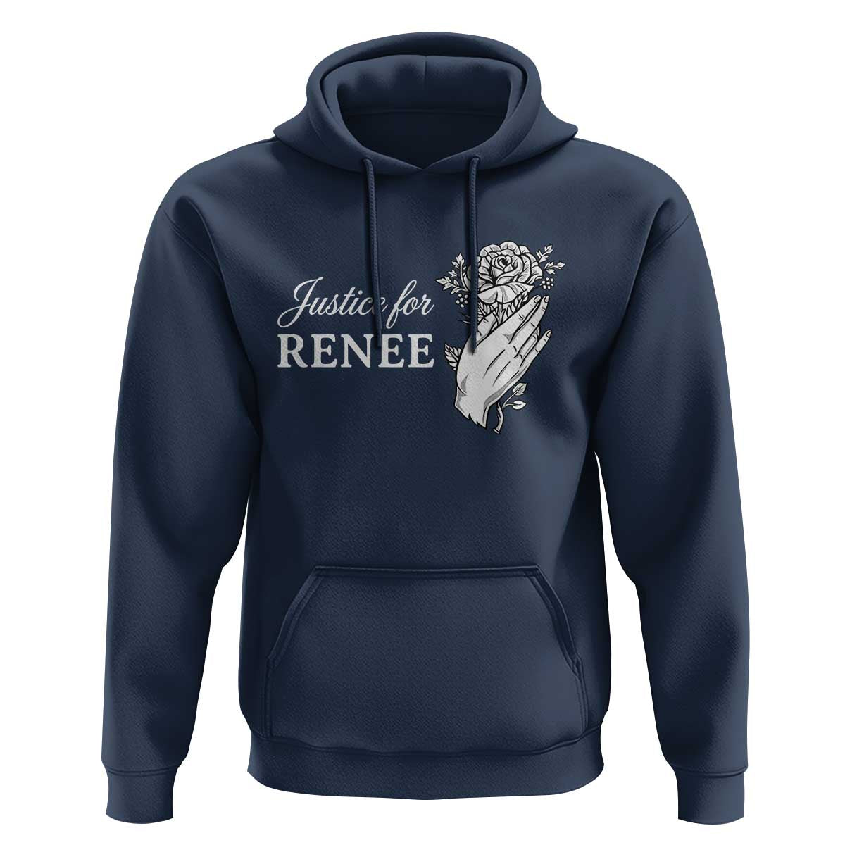 Justice for Renee Hoodie Floral Rose Memorial Minneapolis Jane 8 2026 Tribute - Wonder Print Shop